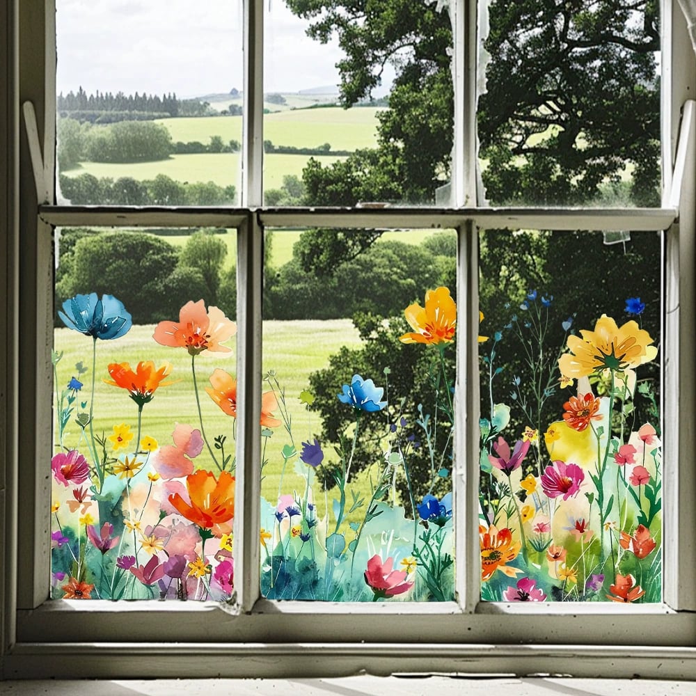 1+1 Gratis | FlowerSticky - Fenstersticker