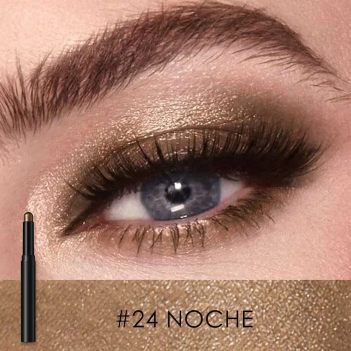2-in-1 Lidschatten Eyeliner Stift für Damen | Wasserfest & Wischfest | Hypoallergen, Aufbaubar, Kein Primer nötig 24