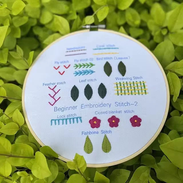 EmbryKit™ - Kreuzstich-Stickerei-Set für Anfänger