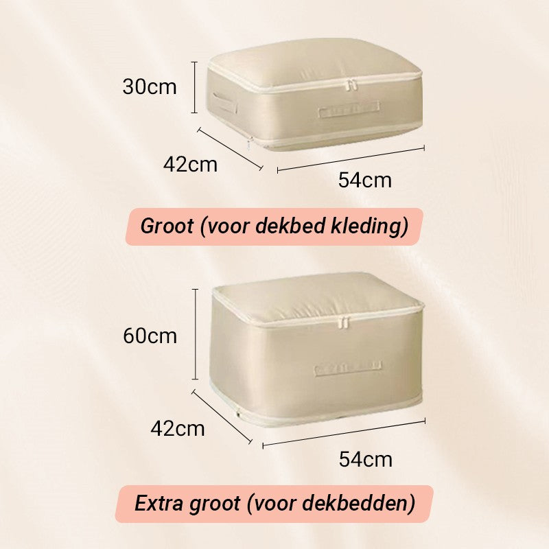 CompressBaggy™ – Vakuumfreie Kompressionsbeutel