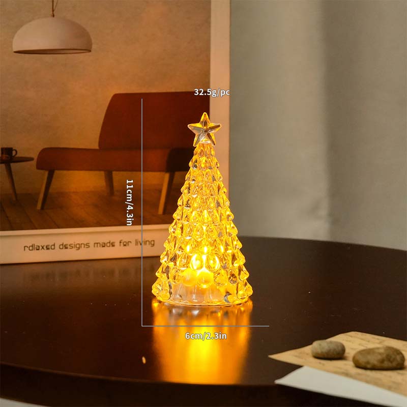 LED Weihnachtskerzen 4er Set | Flammenlos & Rauchfrei | Batteriebetrieben mit Warmweißem Licht für Baum und Fensterbank 14