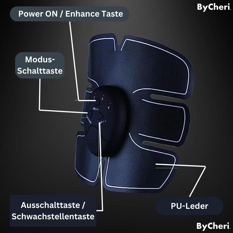 Abstructo - EMS Muscle Pads – Kabelloser Bauchmuskelstimulator