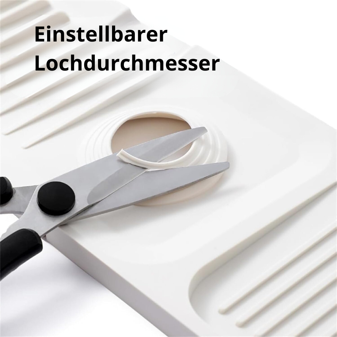 Abtropfmatte Küche 37x14 cm / 45x14 cm | Weiß, Schwarz, Grau, Grün | Unterstützt gegen Staunässe auf der Arbeitsplatte 3