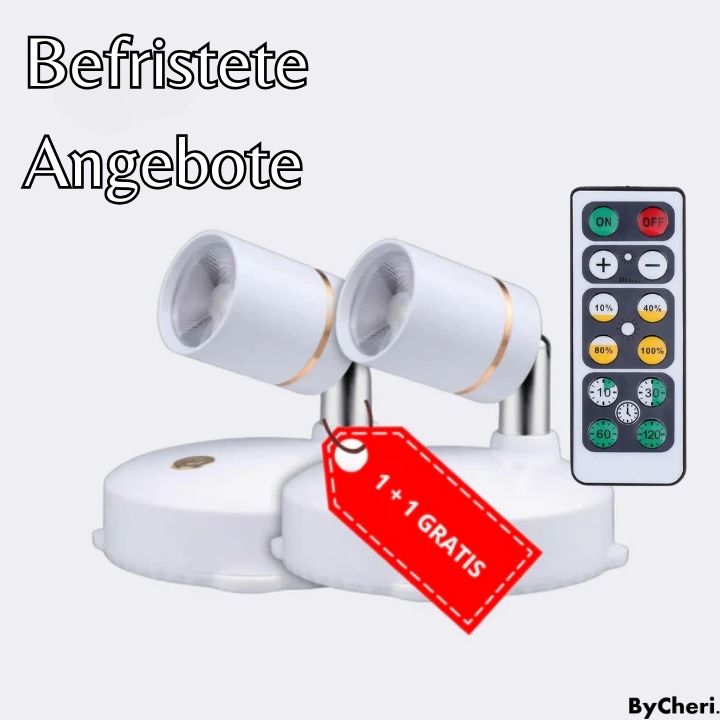LED Akkuspot Kabellos | Dimmbar & Farbtemperatur per Fernbedienung | Warmweißes Licht, Batteriebetrieben, Montage in 60 Sekunden 10