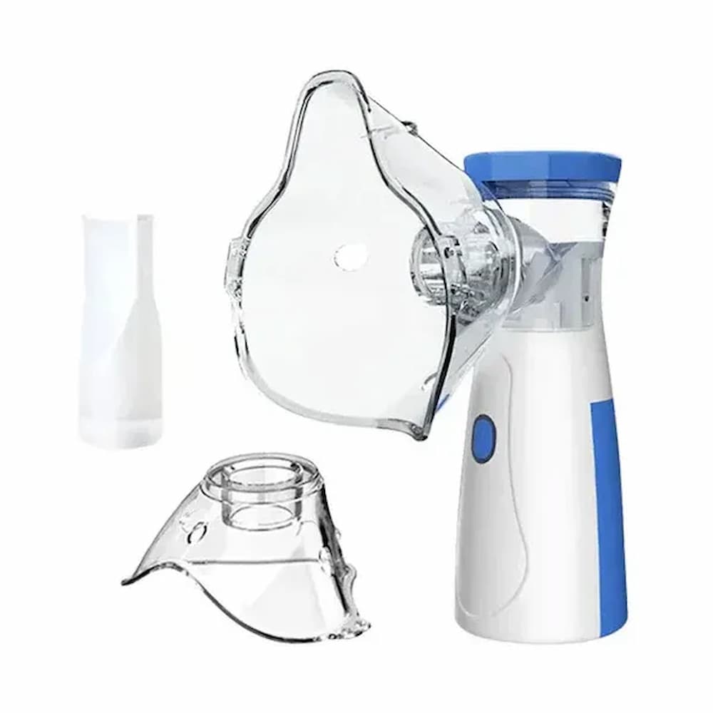 Tragbarer Mesh-Vernebler | Ultrafeiner Nebel ≤4 μm, unter 30 dB | Für Erwachsene und Kinder, mit Masken-Set und Selbstreinigung 10