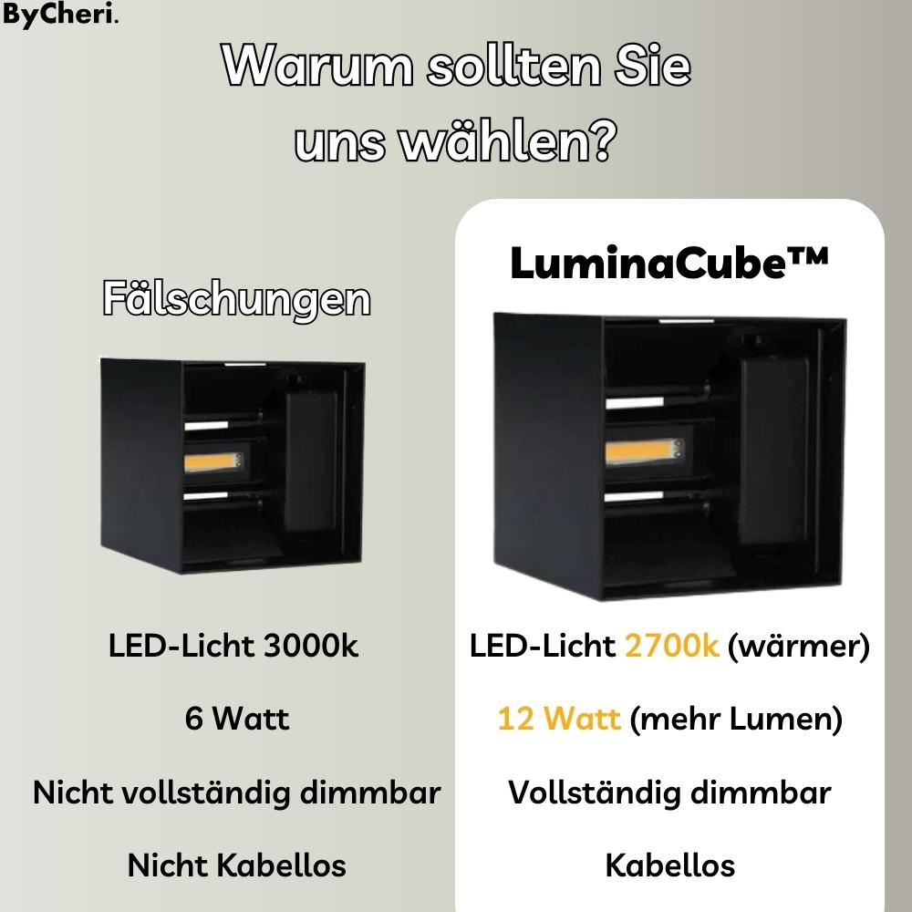 LuminaCube™ - Die kabellose und luxuriöse Wandlampe!