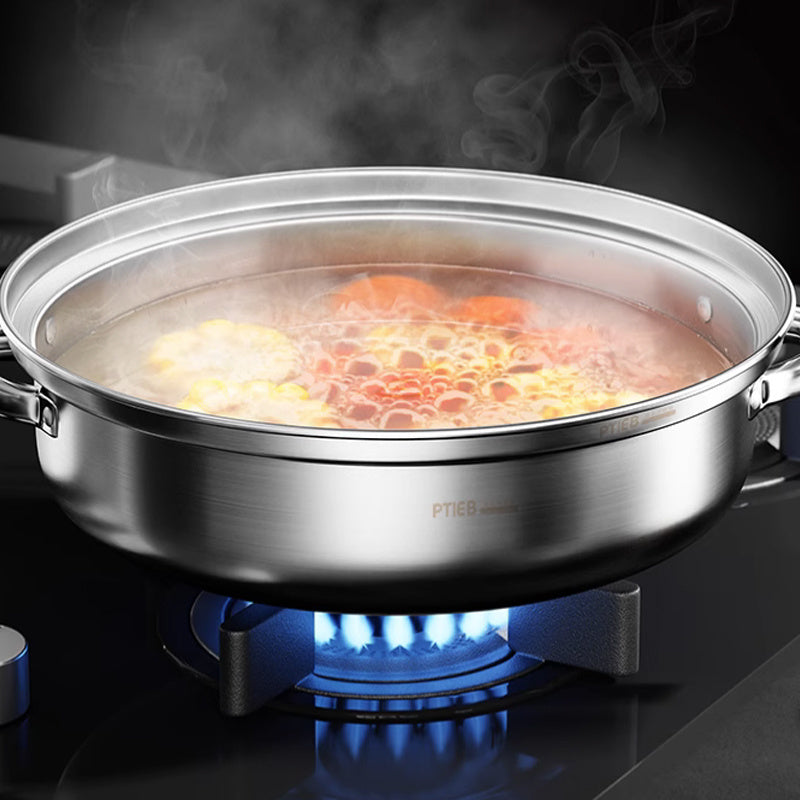 3-Schicht-Dampfgarer aus Edelstahl | Mehrschichtiges Design für gleichzeitiges Garen | Erhält Nährstoffe und Aromen 5