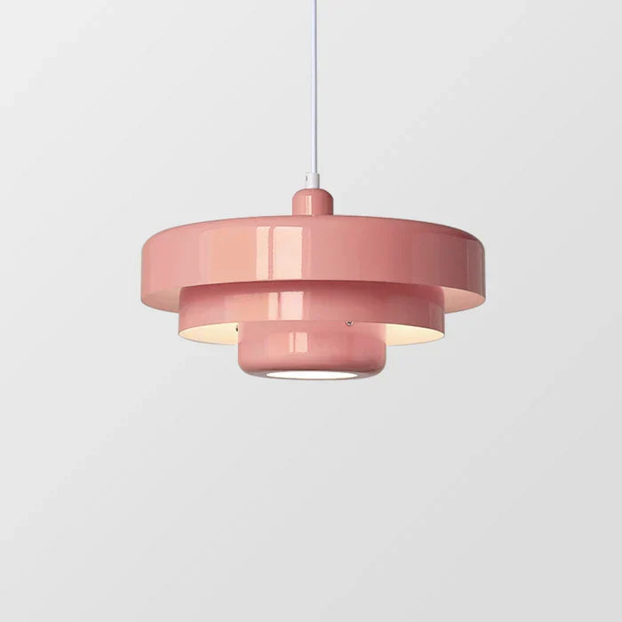 LED-Pendelleuchte Eisen Ø 35 cm, Höhe 21 cm | Geometrisch, 5 Farben wählbar | Warmweiss, Kaltweiss, Neutral, höhenverstellbar 6