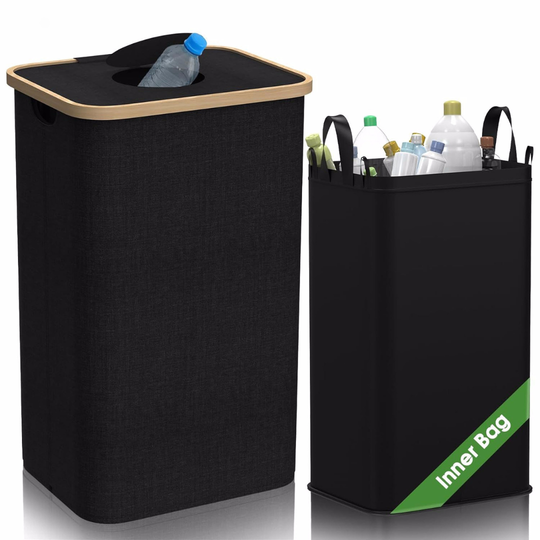 Faltbare Aufbewahrungstasche für Plastikmüll und Pfandflaschen | Wasserdicht, 4 Farben | Platzsparend & Waschbar 7