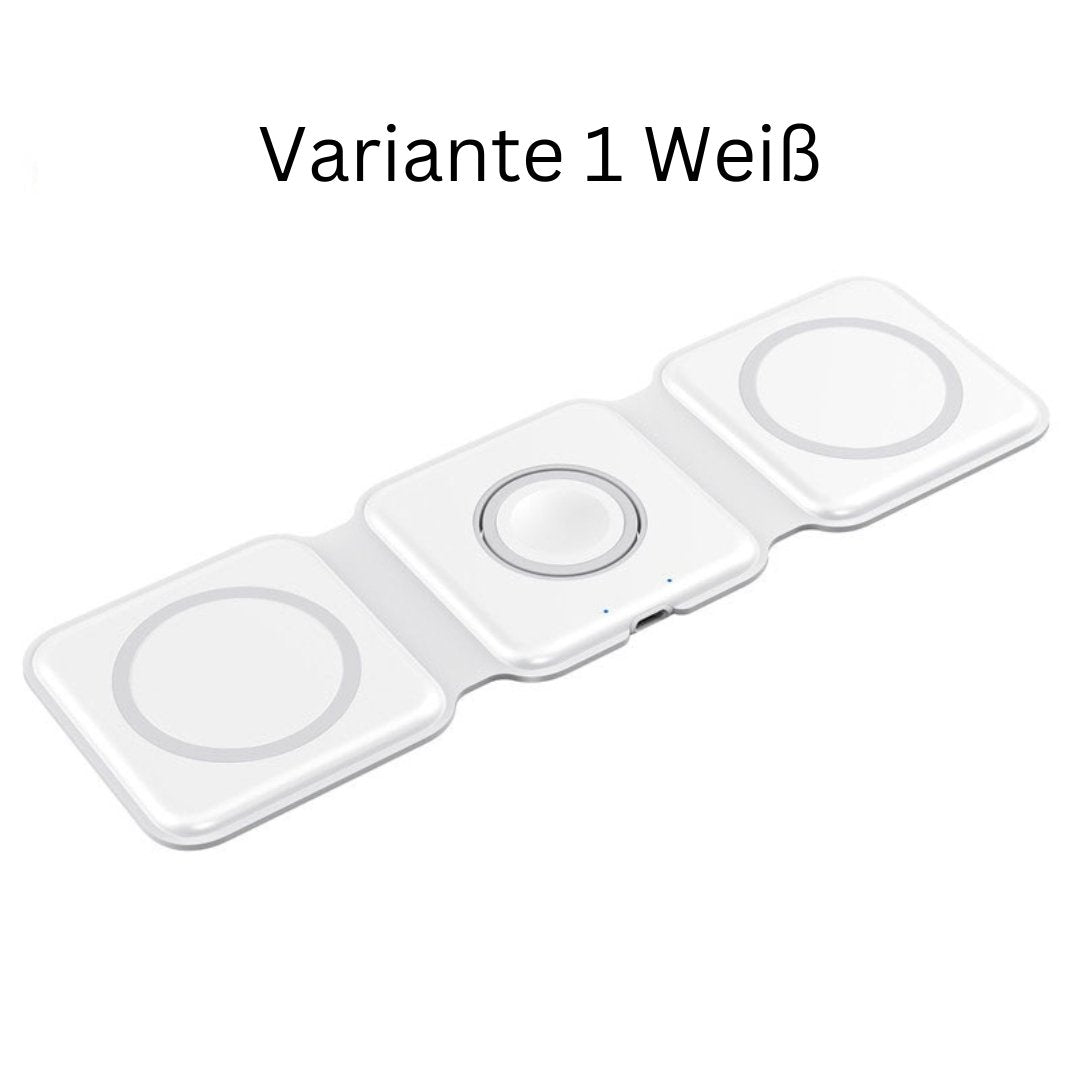 3-in-1 Kabellose Ladestation für iPhone, Watch & AirPods | Faltbar, 65 W, Qi-kompatibel | Magnetisch mit Ladeanzeige, USB-C 11