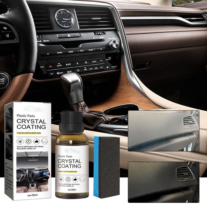 Autopflege-Set Kunststoff Glanzspray streifenfrei mit 6-Monate-Schutz
