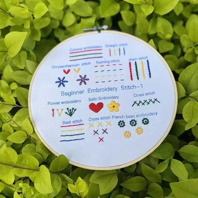 EmbryKit™ - Kreuzstich-Stickerei-Set für Anfänger