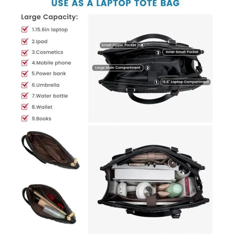Laptoptasche Thermofach Isoliert Wasserabweisend Büro 4