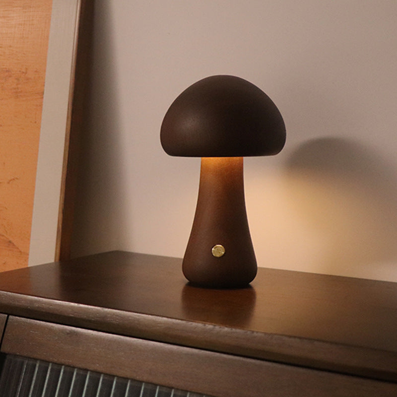 Shroomy™ - Kabellose LED-Holzpilzlampe