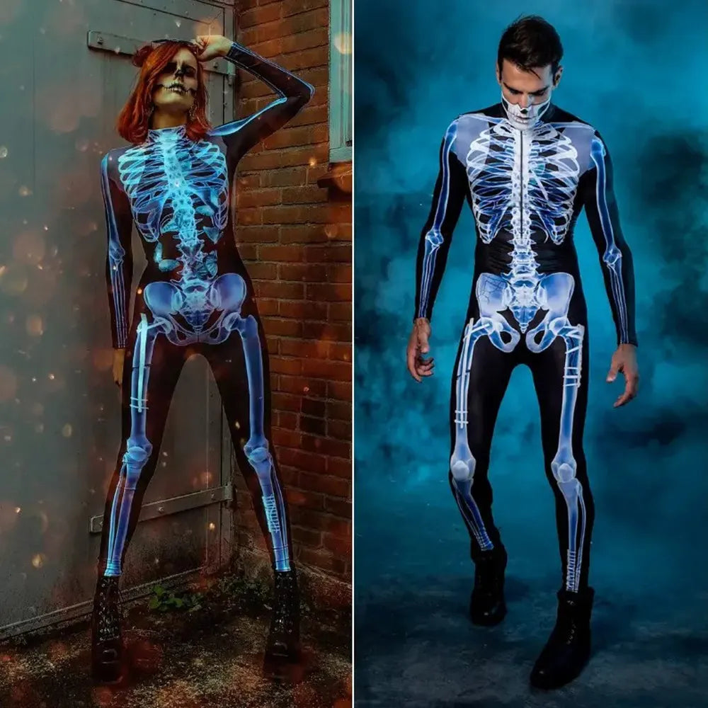 SuitSkuller™ – Realistischer Röntgen-Skelett-Bodysuit
