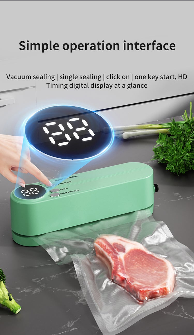 Kabelloses Mini-Vakuumiergerät Akkubetrieben für Sous-Vide 14