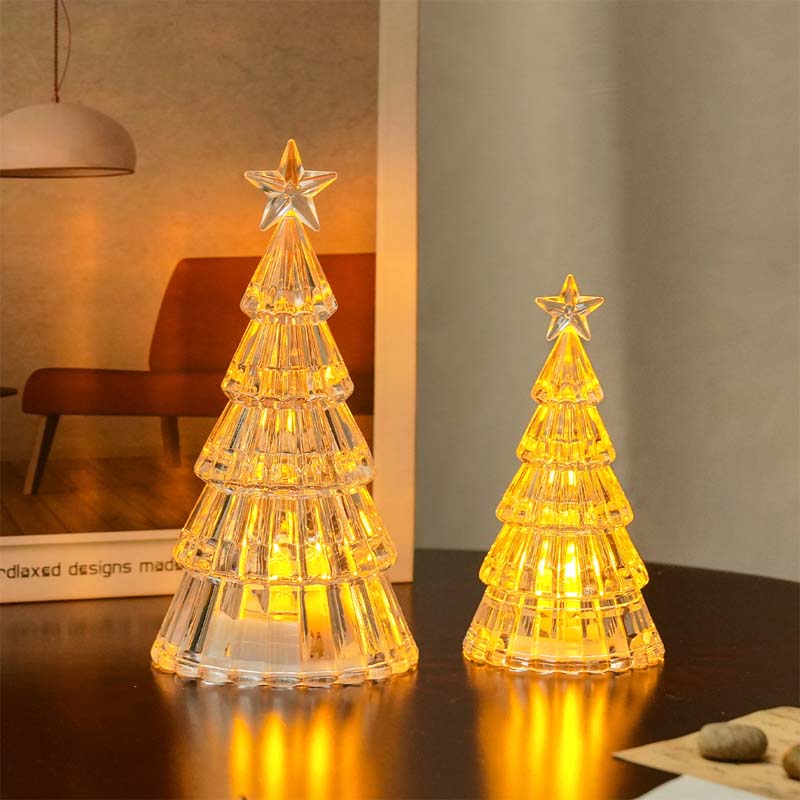 LED Weihnachtskerzen 4er Set | Flammenlos & Rauchfrei | Batteriebetrieben mit Warmweißem Licht für Baum und Fensterbank 6