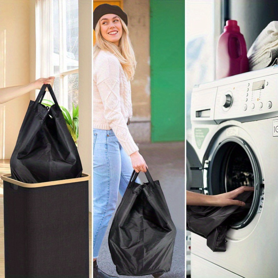 Faltbare Aufbewahrungstasche für Plastikmüll und Pfandflaschen | Wasserdicht, 4 Farben | Platzsparend & Waschbar 1