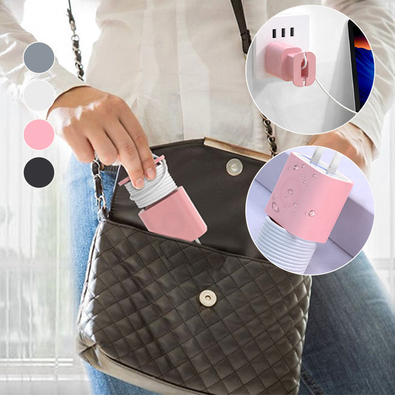 Ladegerät Silikonhülle für Apple 20W Netzteil | 2 in 1 Schutz mit Kabel Organizer | Stoßfest, Rutschfest und Kratzfest 12
