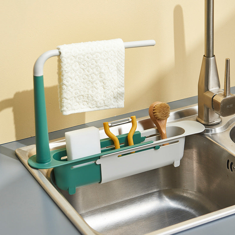 Drainer™ - Aktualisiertes Teleskopregal für Waschbecken