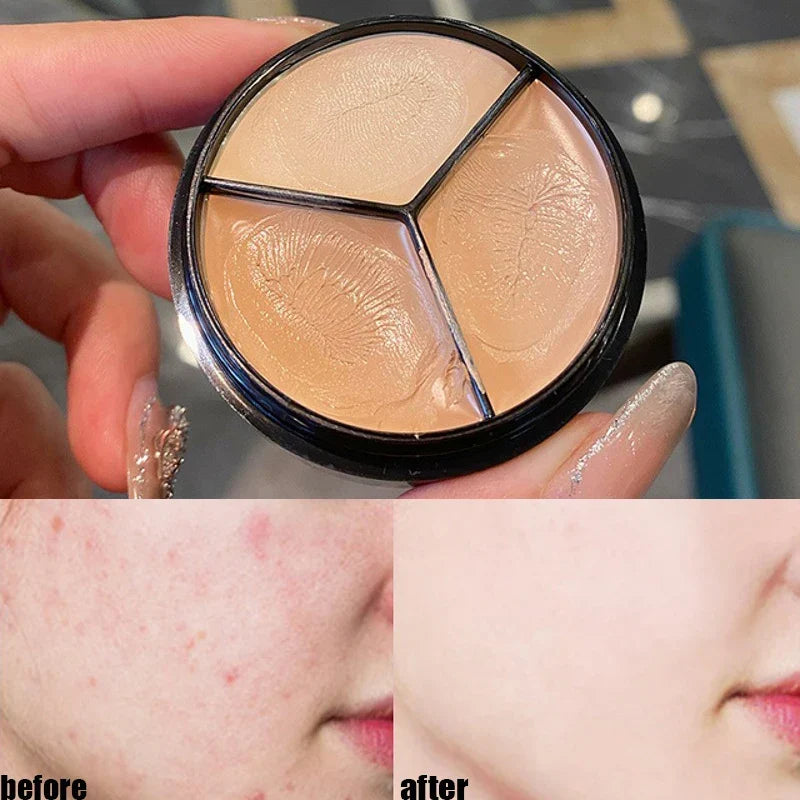 3-in-1 Korrekturcreme für Damen mit Pinsel | Feuchtigkeitscreme für alle Hauttypen | Für strahlende, glatte Haut 2
