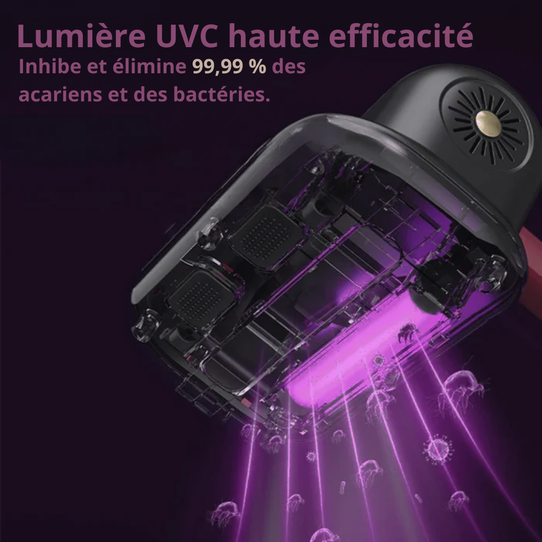 UV-Milbensauger für Betten und Polster | UV-Licht eliminiert Milben, Flöhe und Viren | Für Matratzen, Sofas und Teppiche 4