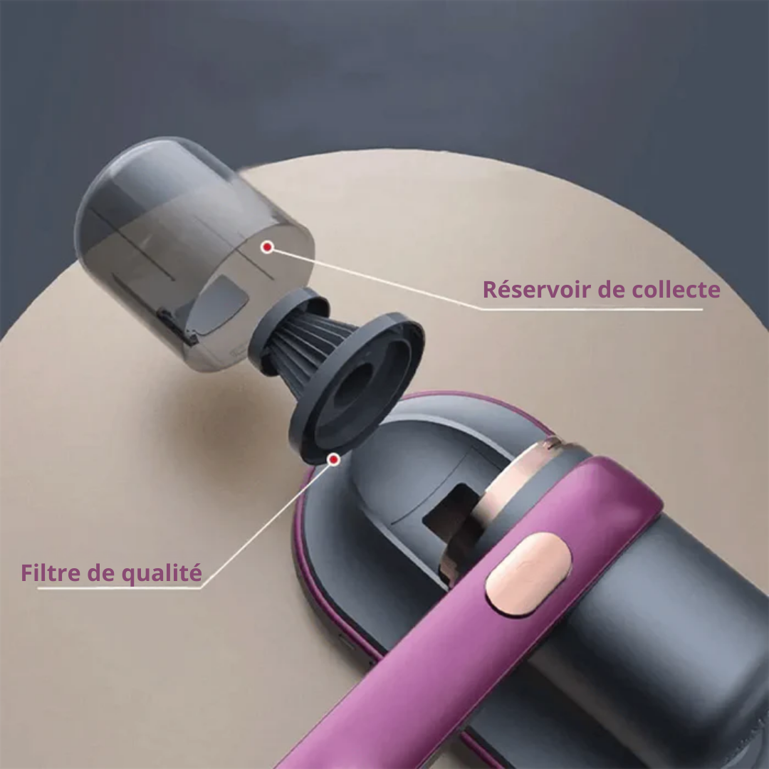 UV-Milbensauger für Betten und Polster | UV-Licht eliminiert Milben, Flöhe und Viren | Für Matratzen, Sofas und Teppiche 7
