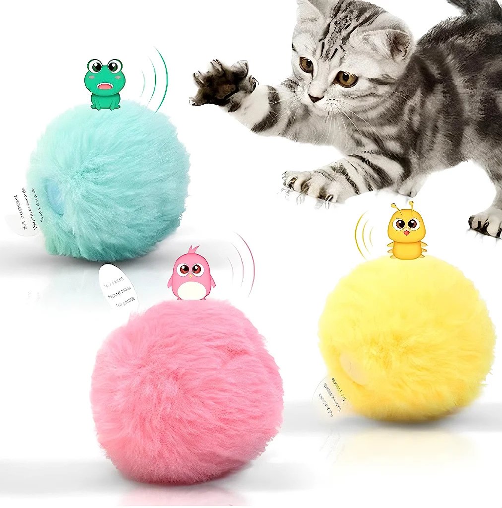 BallFuzzy™ – Interaktive Plüschbälle für Katzen