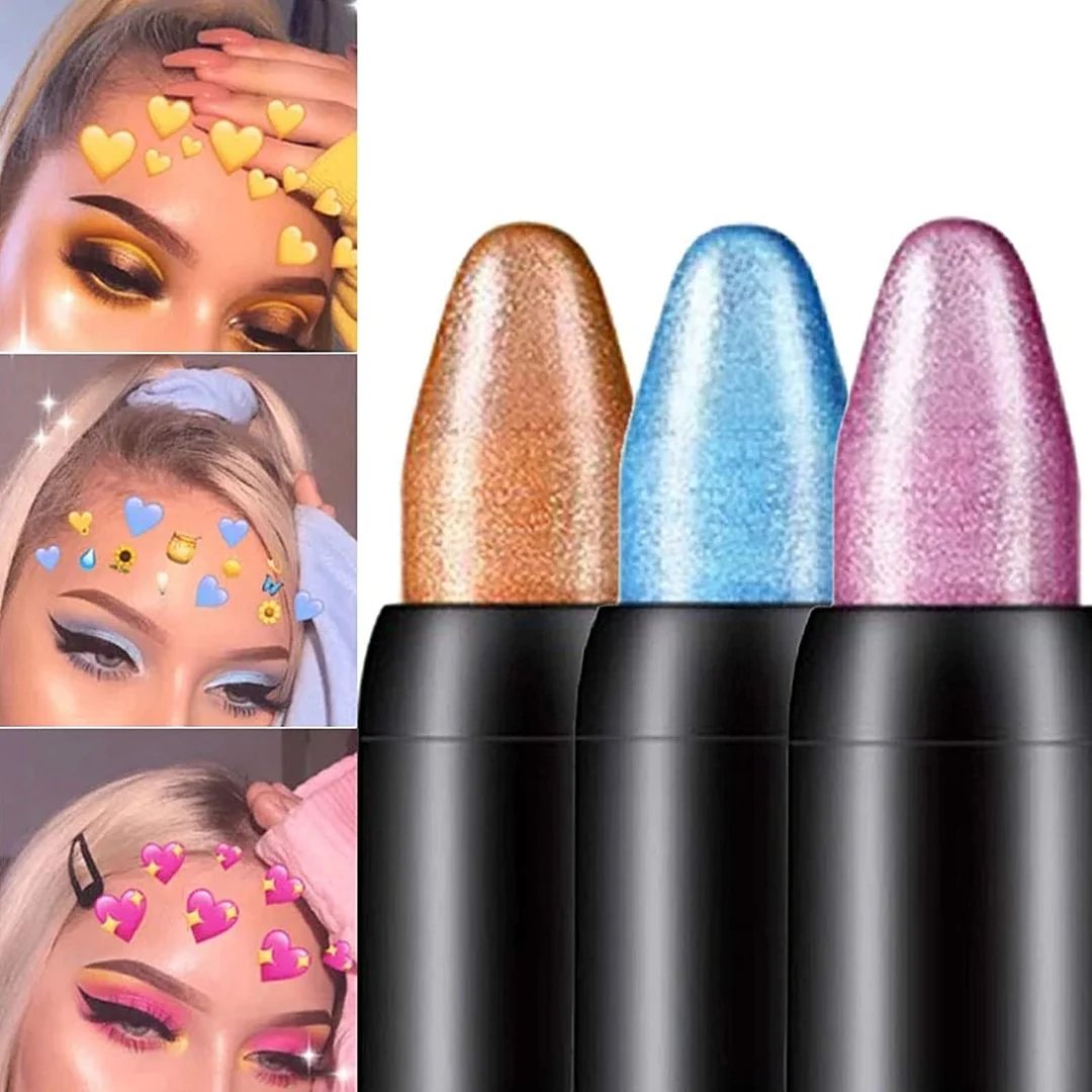 Penny™ - 15 Farben Highlighter Lidschattenstift Glitzer Lidschatten Eyeliner Stift