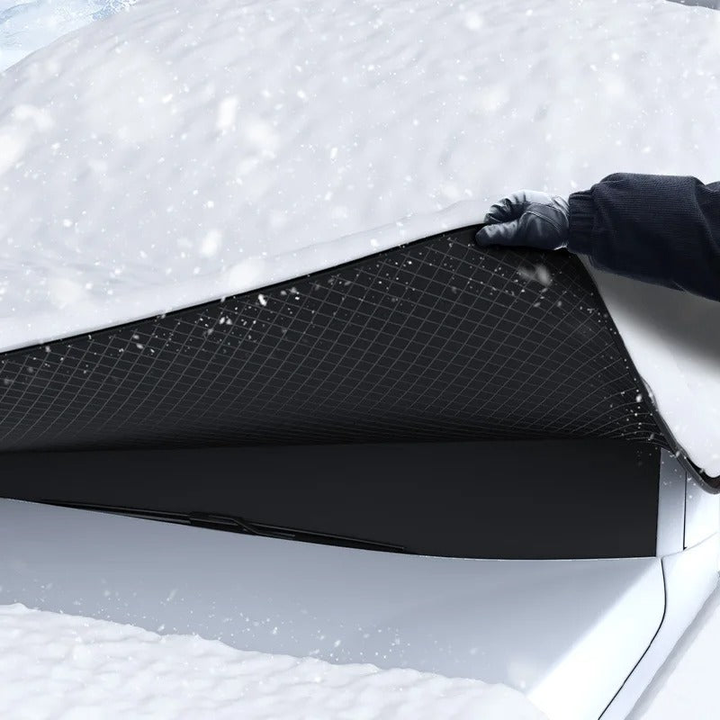 Magnetische Windschutzscheiben-Abdeckung Wetterfest Eis Schnee 6
