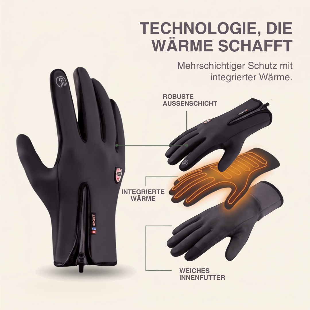 Beheizte Handschuhe Herren | Wasserdicht & Winddicht 2