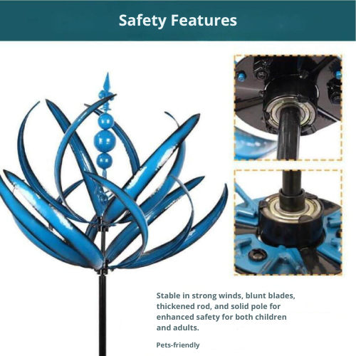 BreezeLotus™ – Gartenwindrad