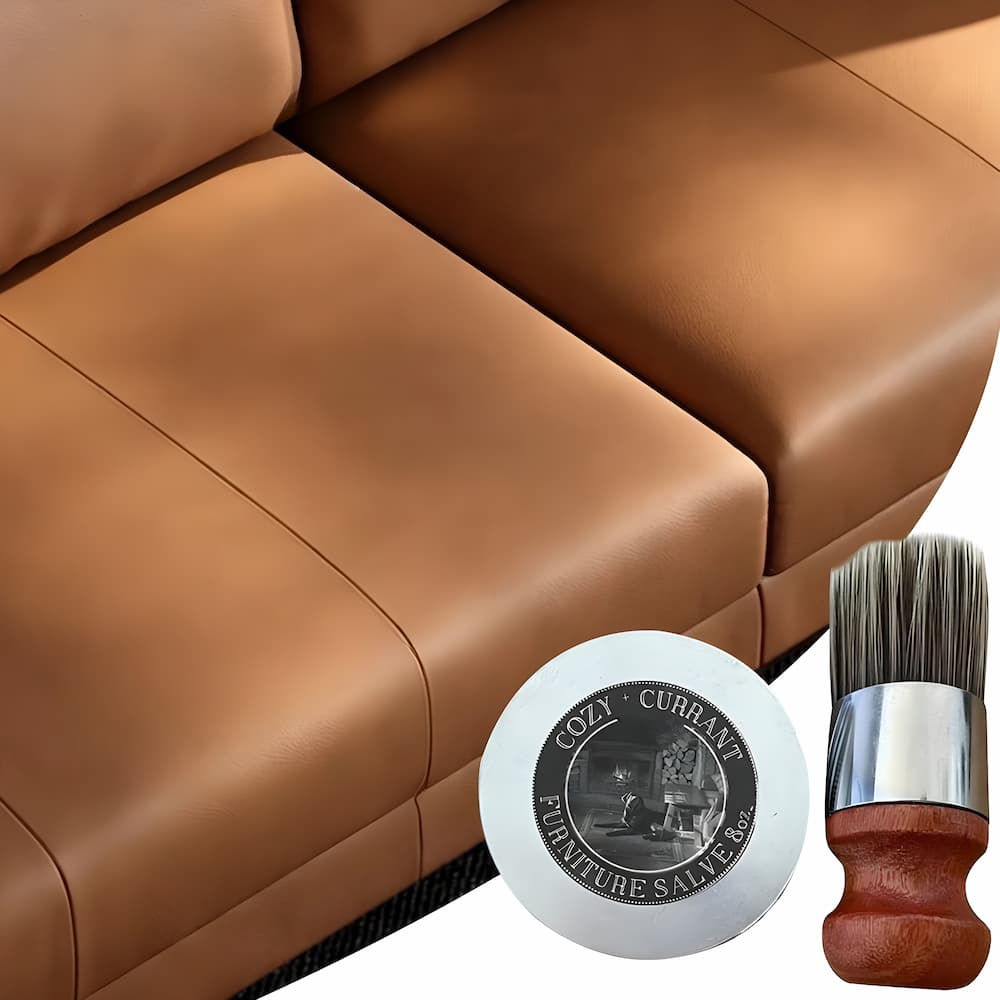Leder Pflegebalsam 150 g | Bienenwachs & natürliche Öle | Für Sofa, Tasche, Jacke & Autositz zum Auffrischen und Pflegen 3