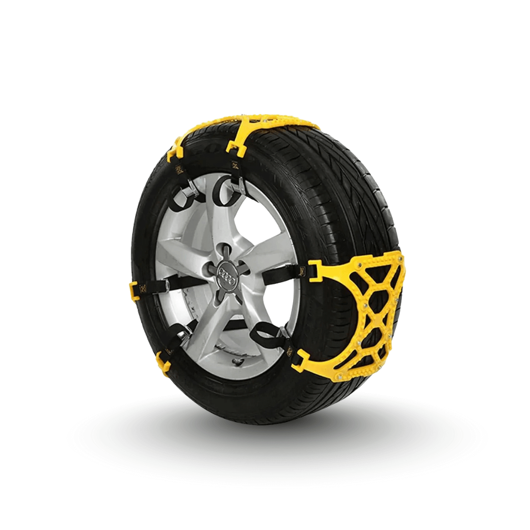 Schneeketten TPU & Stahl | 185-295 mm, 3er-Set für Auto, SUV & LKW | Rutschfest bis -50 °C, in Minuten montiert 13