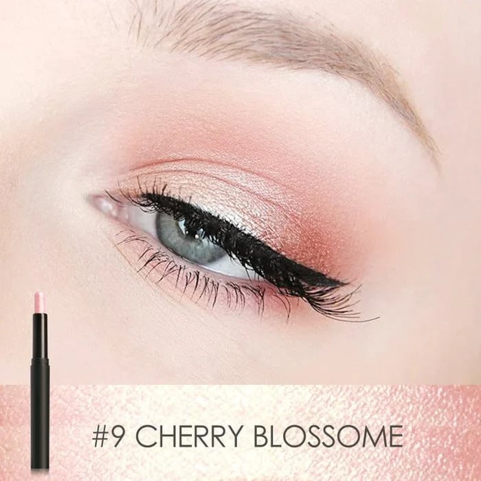2-in-1 Lidschatten Eyeliner Stift für Damen | Wasserfest & Wischfest | Hypoallergen, Aufbaubar, Kein Primer nötig 9