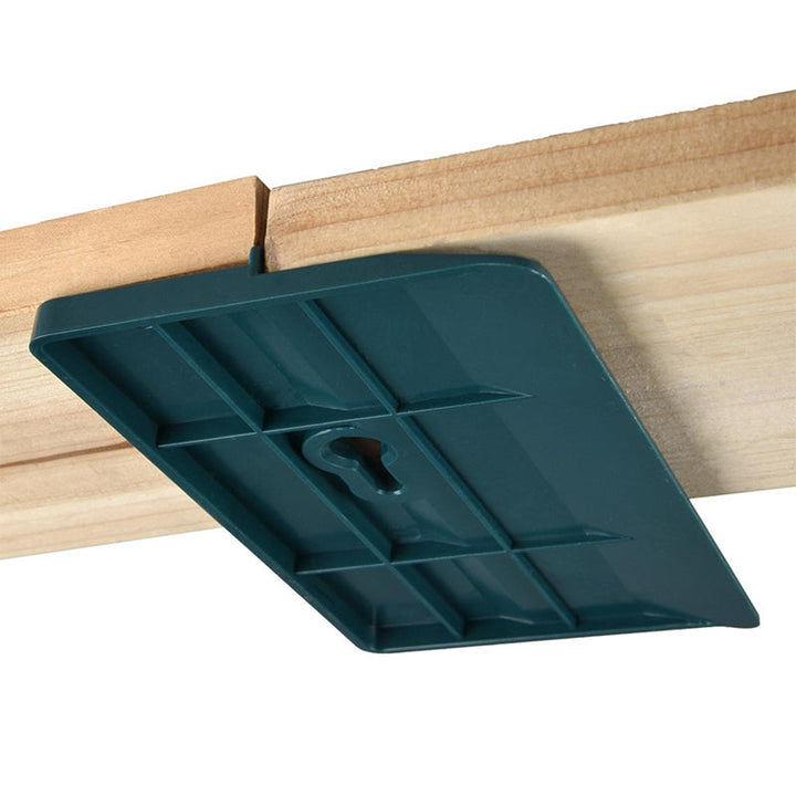 Deckenplatten-Halteplatte für Montage allein | Hochfester Kunststoff, 15 x 10 cm | 2er Set, je 120 g, wiederverwendbar 5