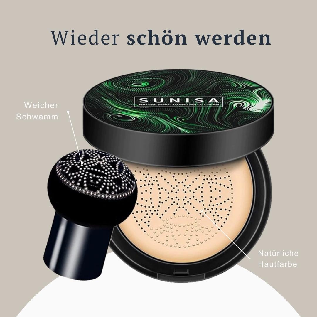 CC Creme Cushion für Damen | Hyaluronsäure & Vitamin E, 150 g | Deckt Falten, Akne & Rötungen ab, wasserfest mit SPF 20 1