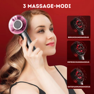 ScalpRelax™ – Massagekamm mit Öl-Infusion und Rotlichttherapie