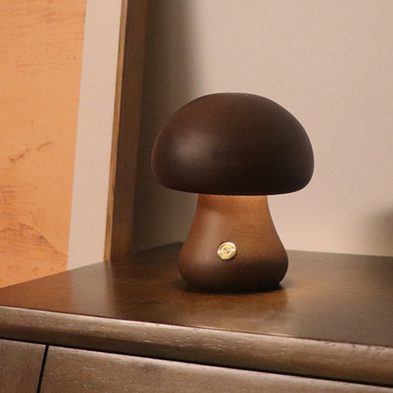 Shroomy™ - Kabellose LED-Holzpilzlampe