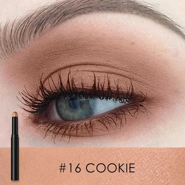 2-in-1 Lidschatten Eyeliner Stift für Damen | Wasserfest & Wischfest | Hypoallergen, Aufbaubar, Kein Primer nötig 16