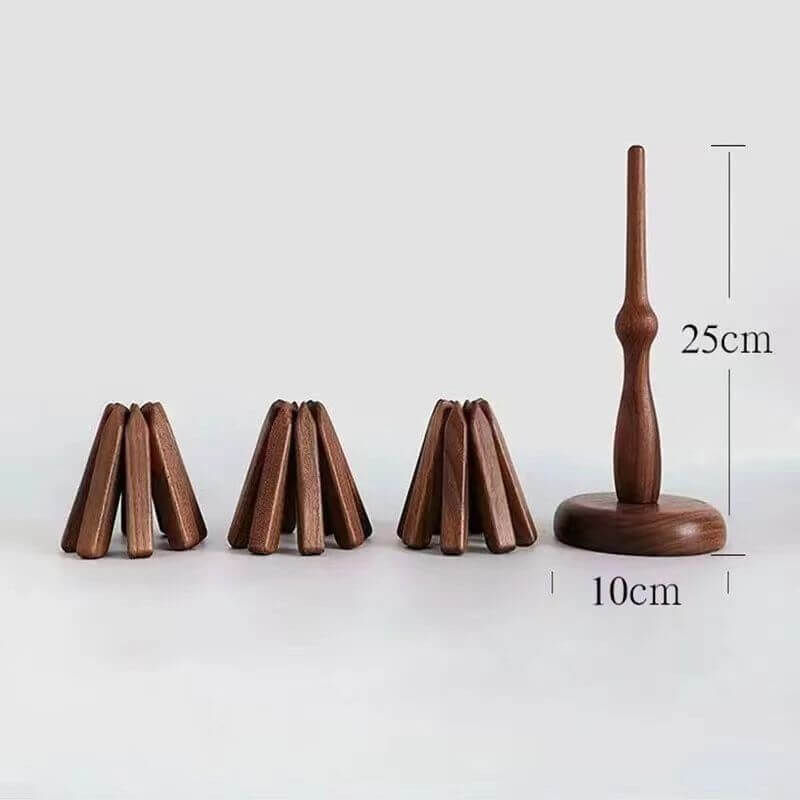 TableTree™ - Kunstvolles Tischset aus Nussbaumholz