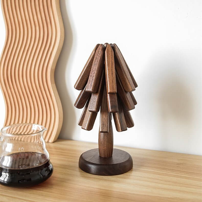 TableTree™ - Kunstvolles Tischset aus Nussbaumholz