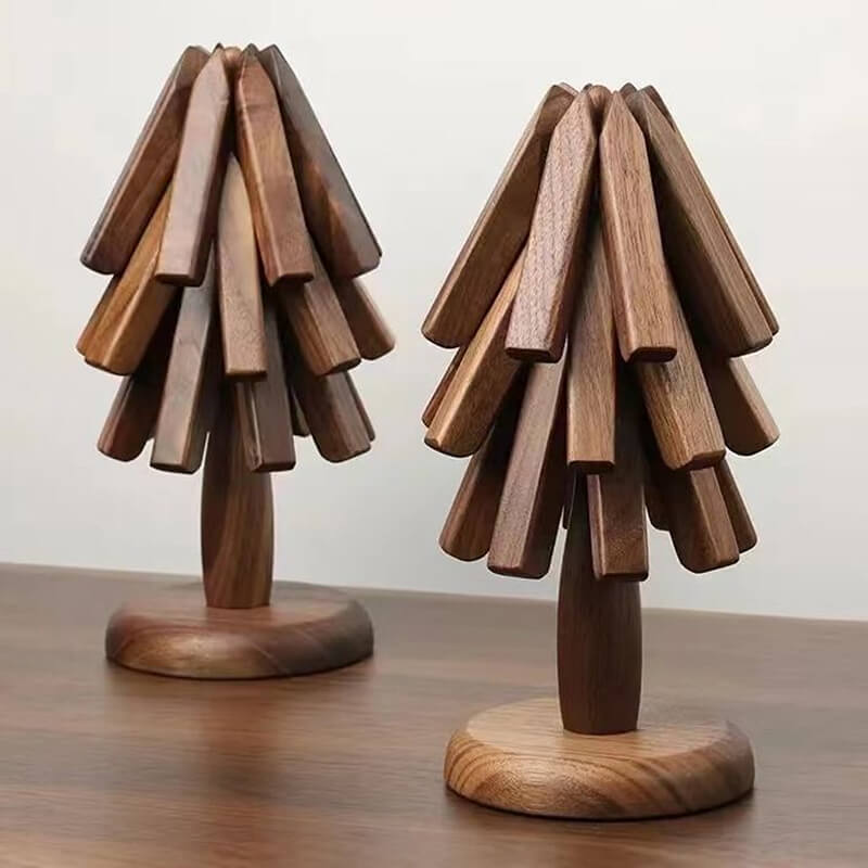 TableTree™ - Kunstvolles Tischset aus Nussbaumholz
