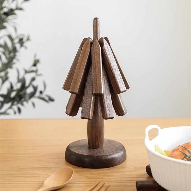 TableTree™ - Kunstvolles Tischset aus Nussbaumholz