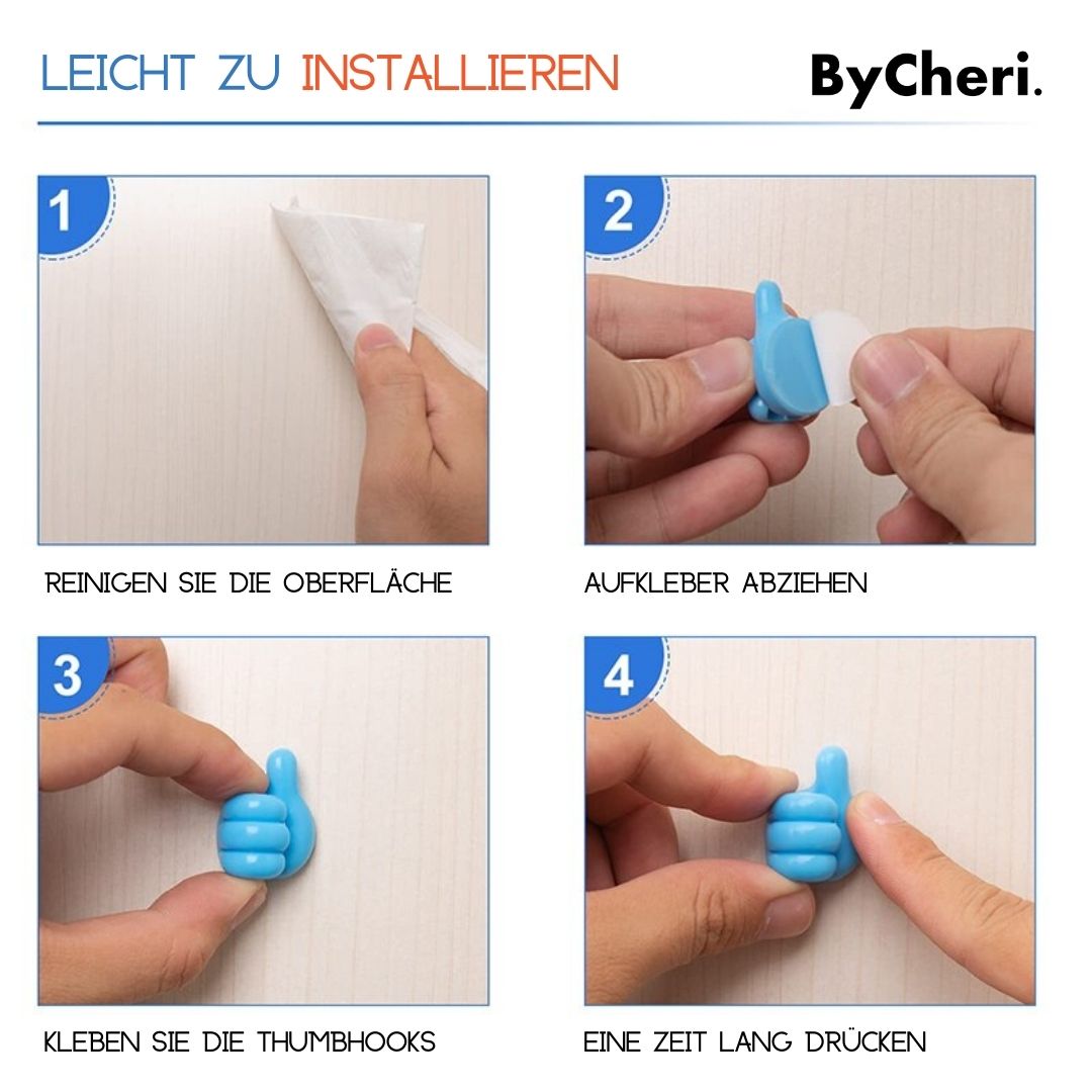 Thumbhooks™ - Der beste Freund eines jeden Kabels! (2 Sätze)