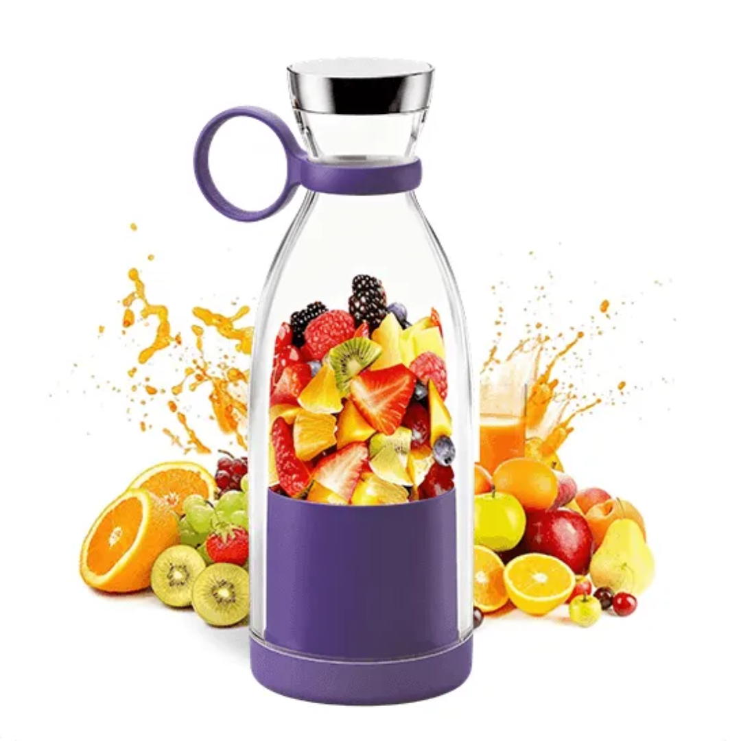 Tragbarer Smoothie-Mixer | Akku-Betrieb, rutschfeste Basis | Mixt direkt in der Trinkflasche, mit Automatik-Stopp 10