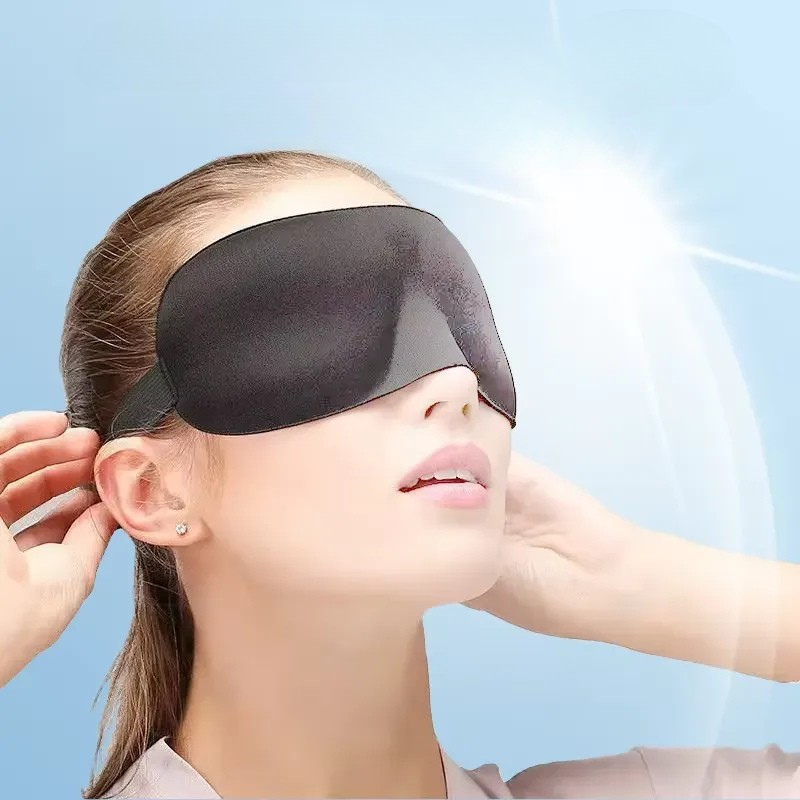 3D Contoured Sleep Mask Ergonomic Light Blocking Design - Product showcase