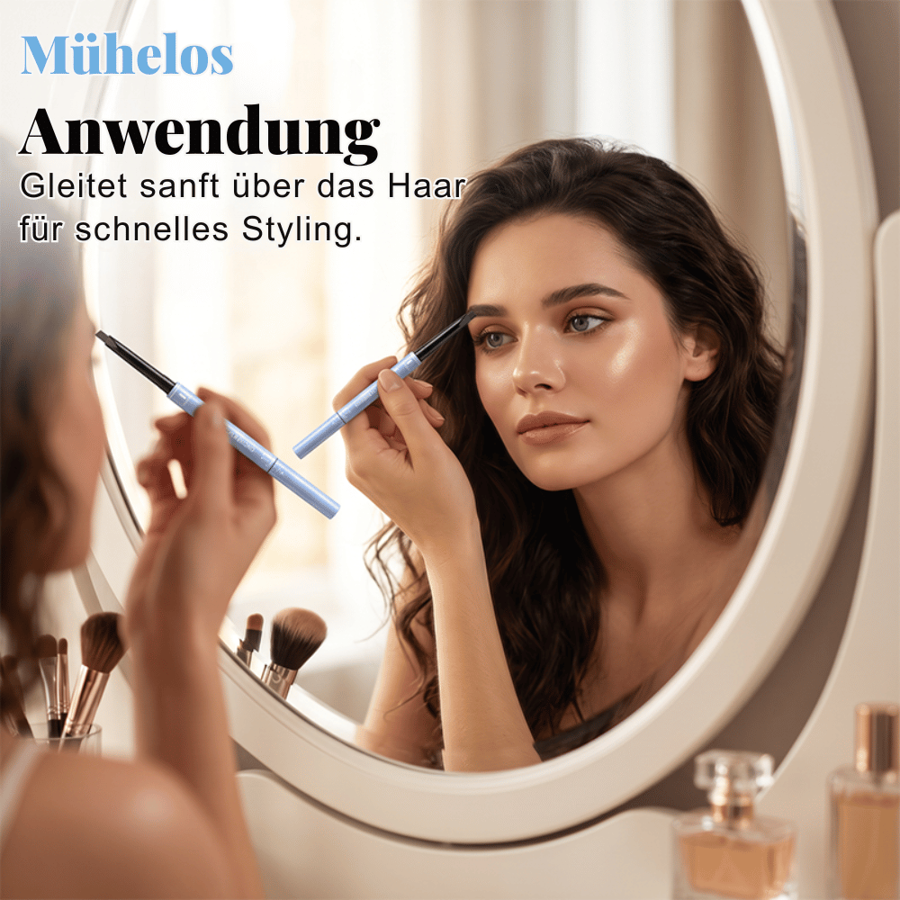 Augenbrauenstift für Damen | 1 Kaufen + 2 Gratis Set | Wasserfest mit Spoolie Bürste, 3 Farbtöne & Schweißresistent 8