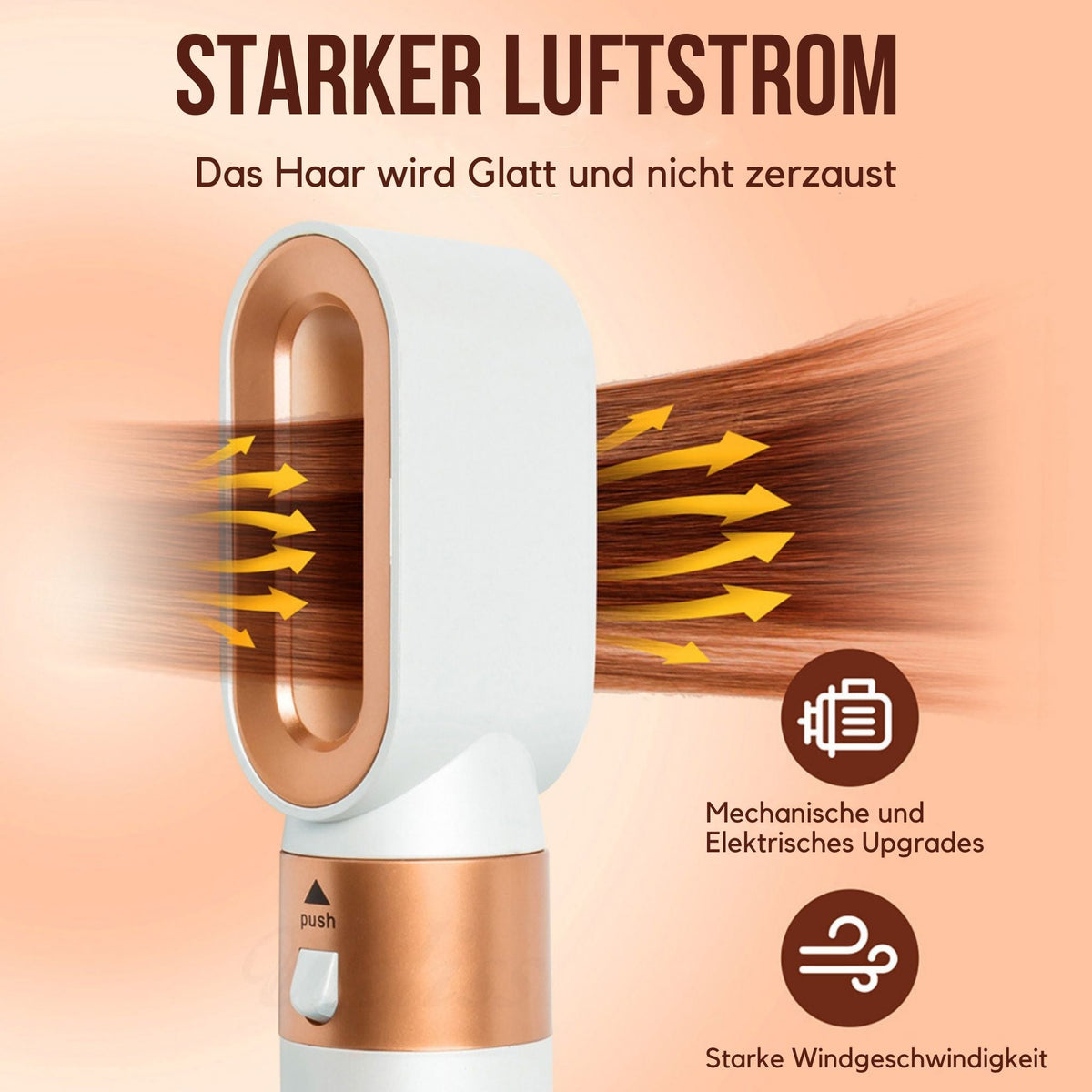 5-in-1-Warmluftstyler mit Coanda-Effekt | 5 Aufsätze für Locken, Glätten & Volumen | Schonendes Styling ohne Hitzeschäden 10