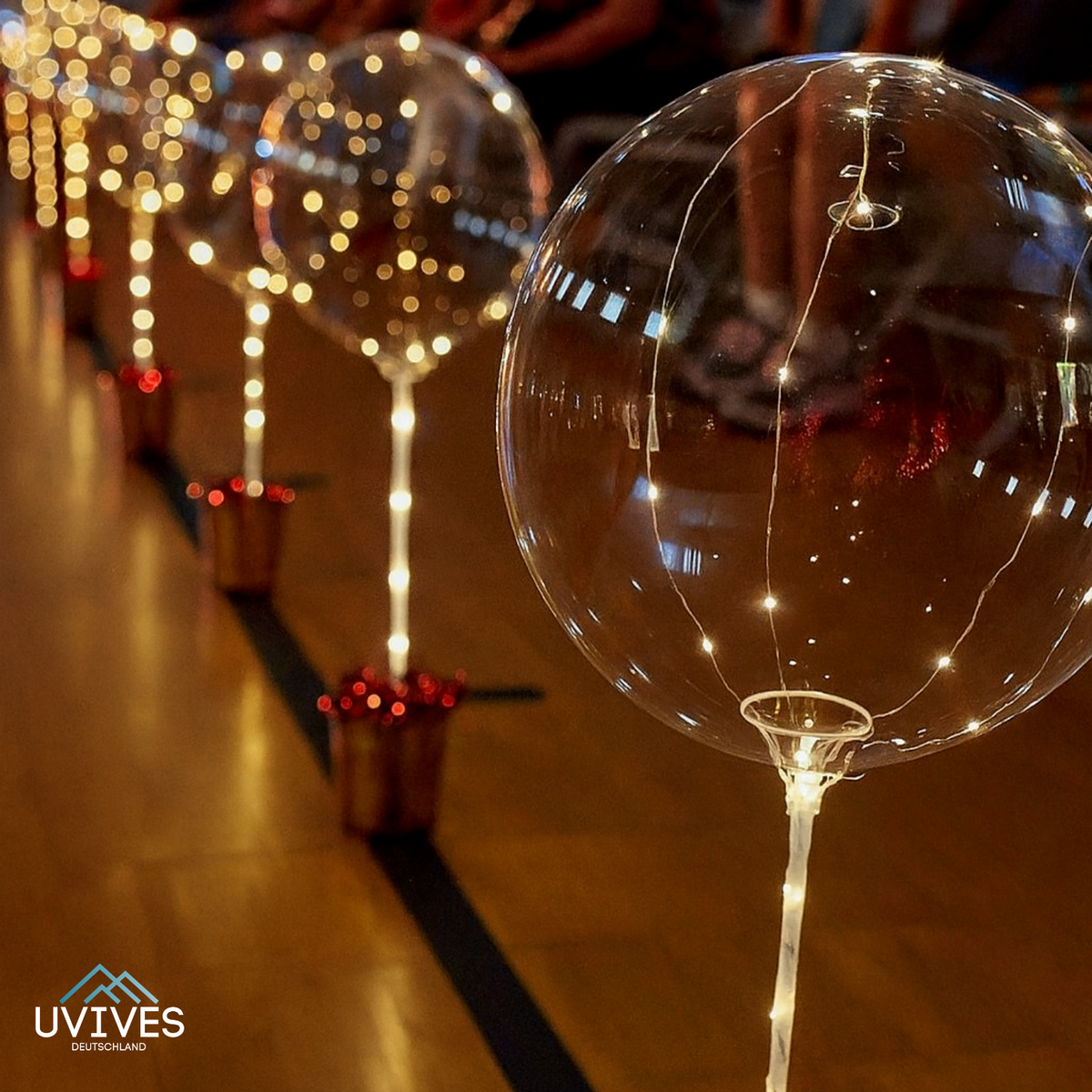 LED-Luftballons Party-Deko | 45 cm Durchmesser, 10er-Set | Wiederverwendbar, ungiftig, dimmbares Dauerlicht in 6 Farben 13